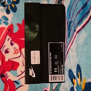 Nike AIR FOAMPOSITE ONE PRM Men's size 11 DK EMERALD/BLACK-CHALLENGE RED